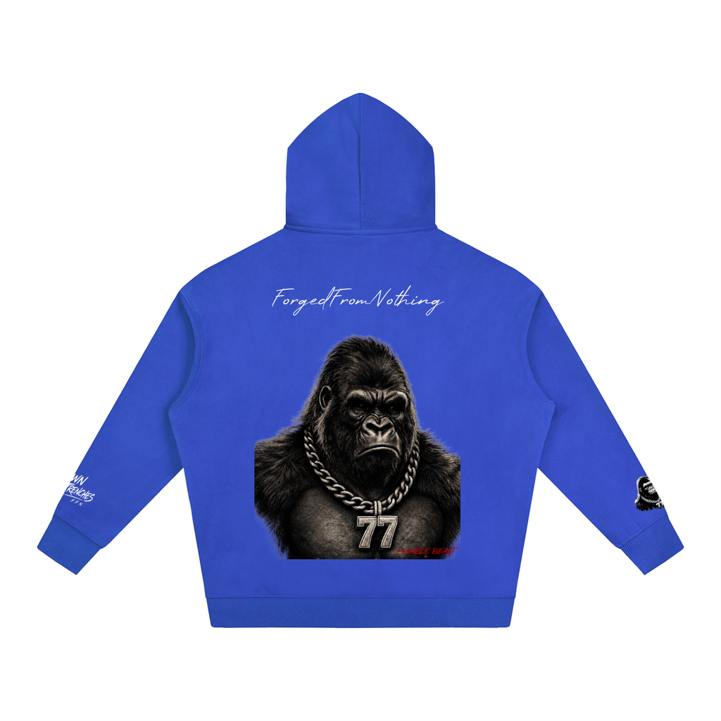 Graphic Oversize Fleeced Hoodie