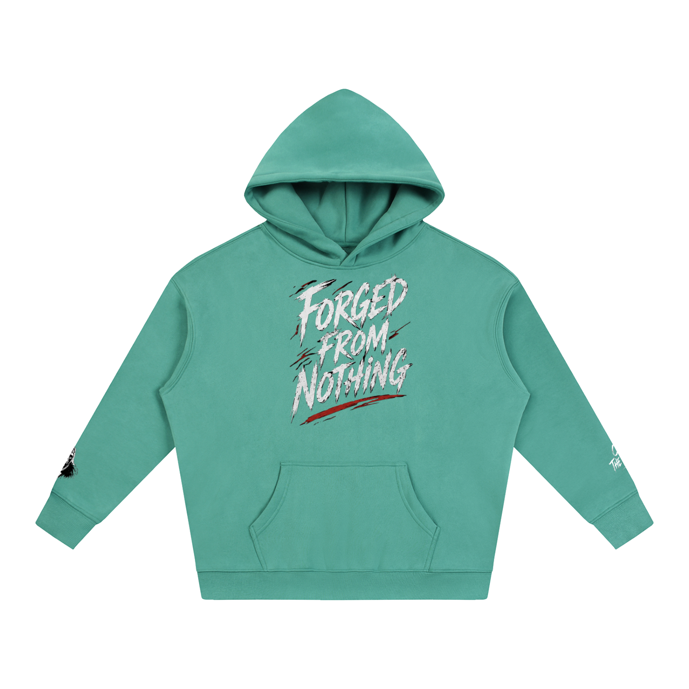 Graphic Oversize Fleeced Hoodie
