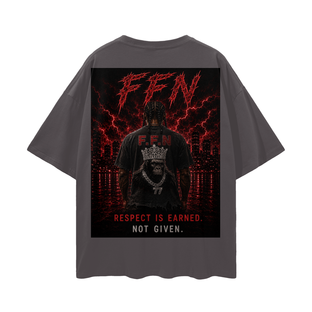 Graphic Streetwear Loose Drop Shoulder T-Shirt