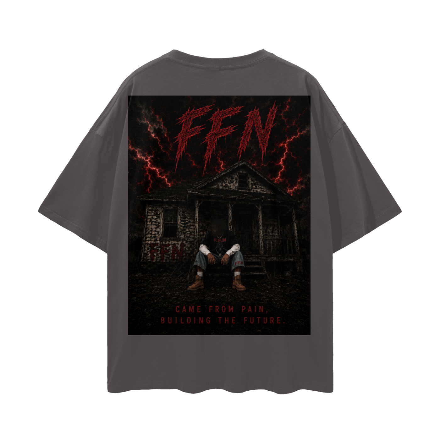 Graphic Streetwear Loose Drop Shoulder T-Shirt