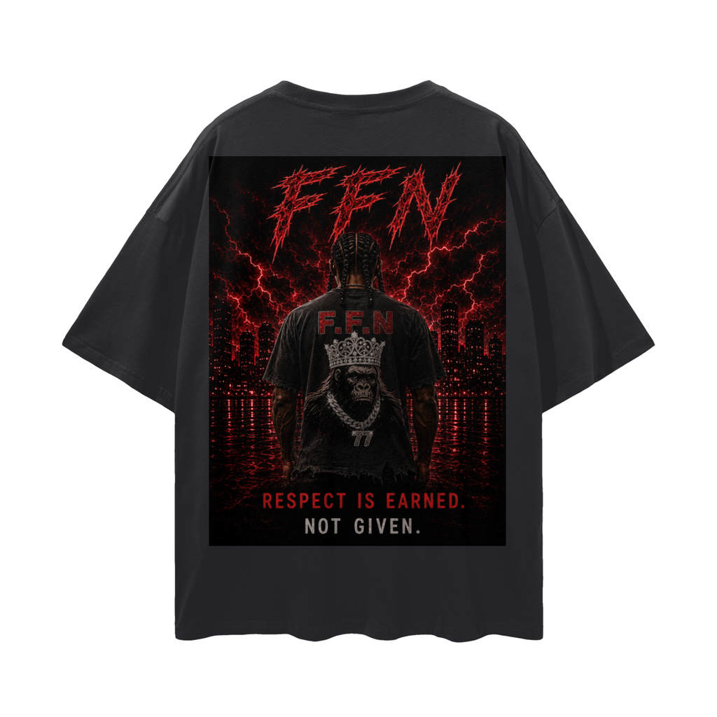 Graphic Streetwear Loose Drop Shoulder T-Shirt