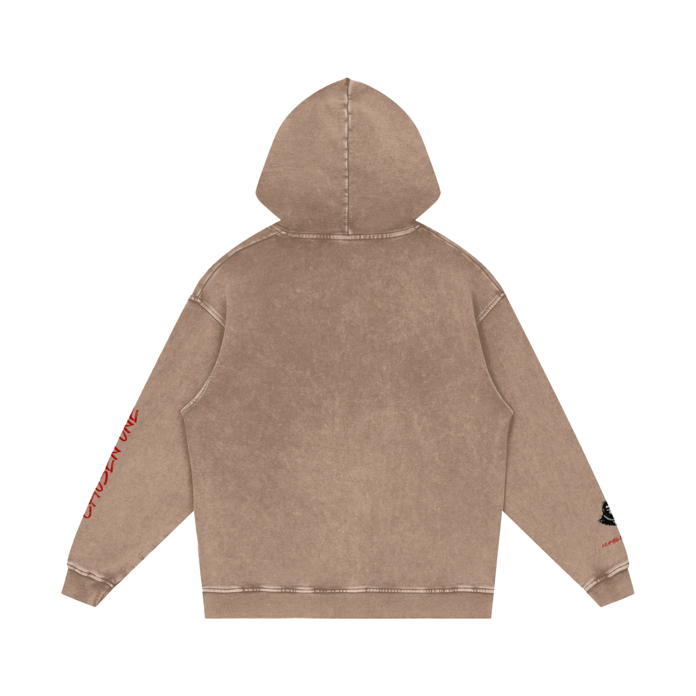 Men’s Snow Washed Loose Cotton Hoodie