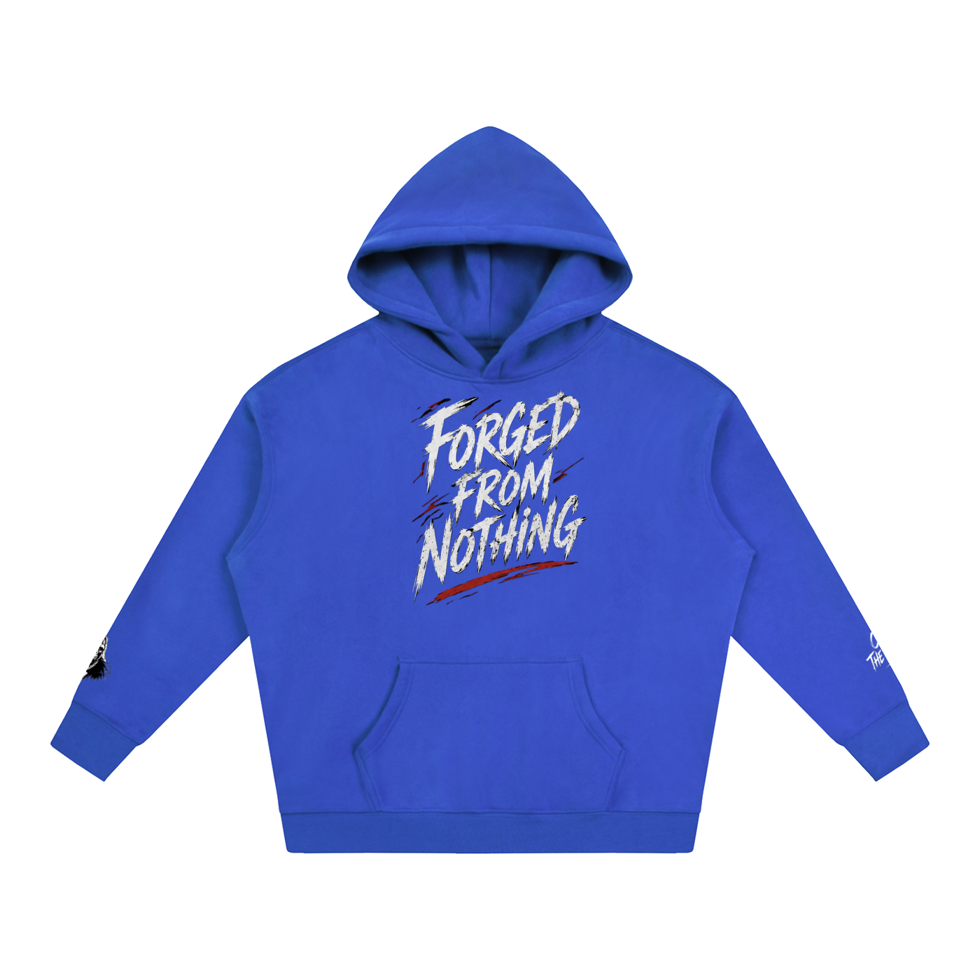 Graphic Oversize Fleeced Hoodie