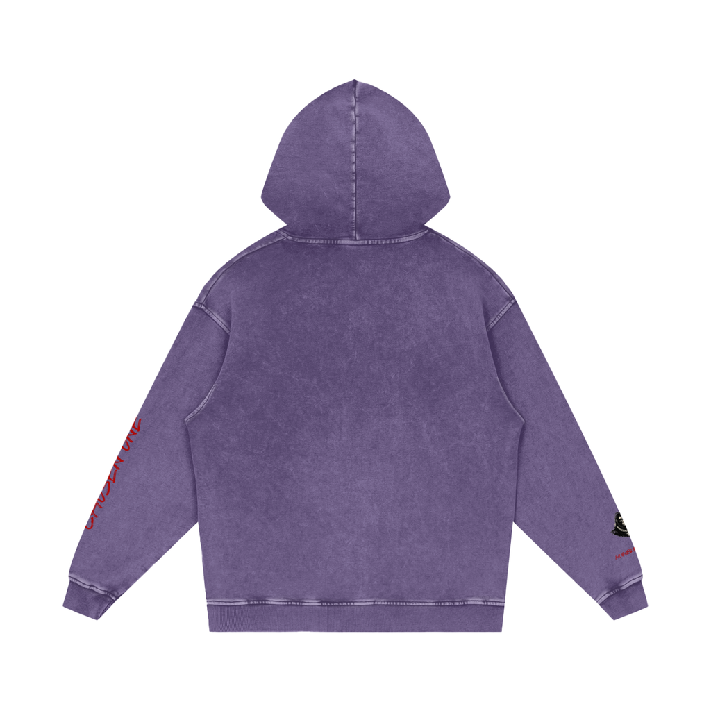 Men’s Snow Washed Loose Cotton Hoodie