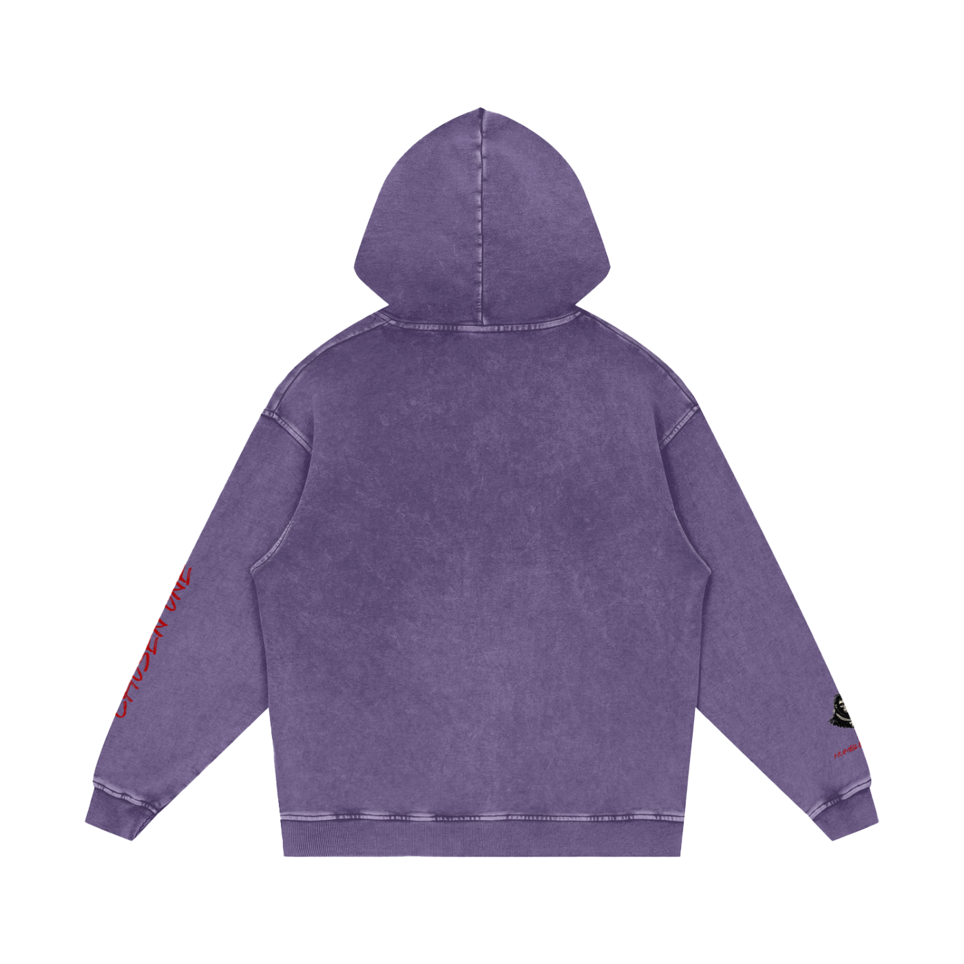 Men’s Snow Washed Loose Cotton Hoodie