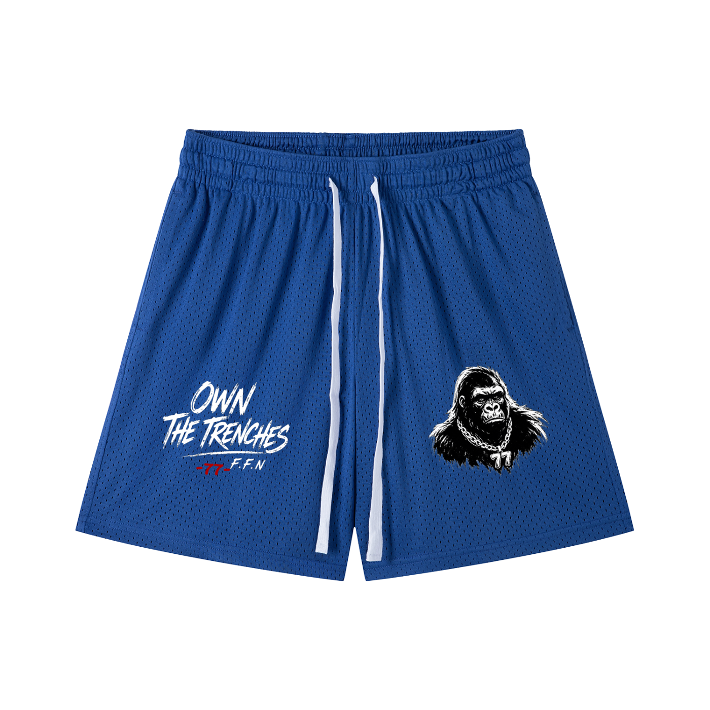Mesh Drawstring Shorts