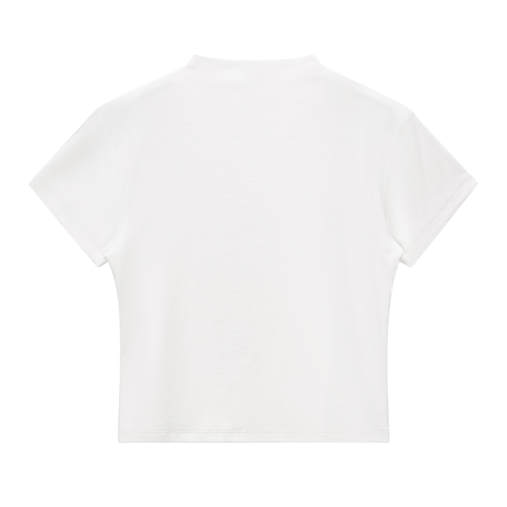 Women’s Slim Fit Mock Neck T-Shirt